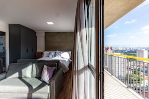Superior-Apartment | 1 Schlafzimmer, kostenloses WLAN, Bettwäsche