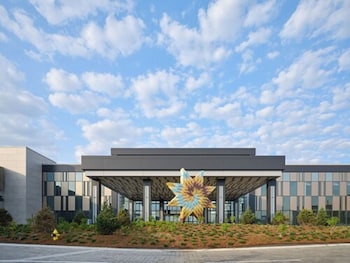 Hotel exterior and entrance at Great Canadian Casino Resort Toronto