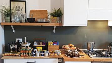 Petit déjeuner continental compris tous les jours