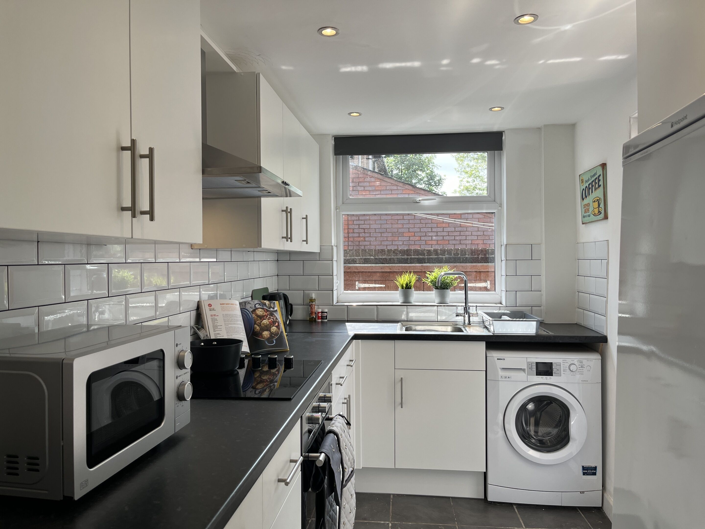 Cook up your favourites with a fully equipped kitchen