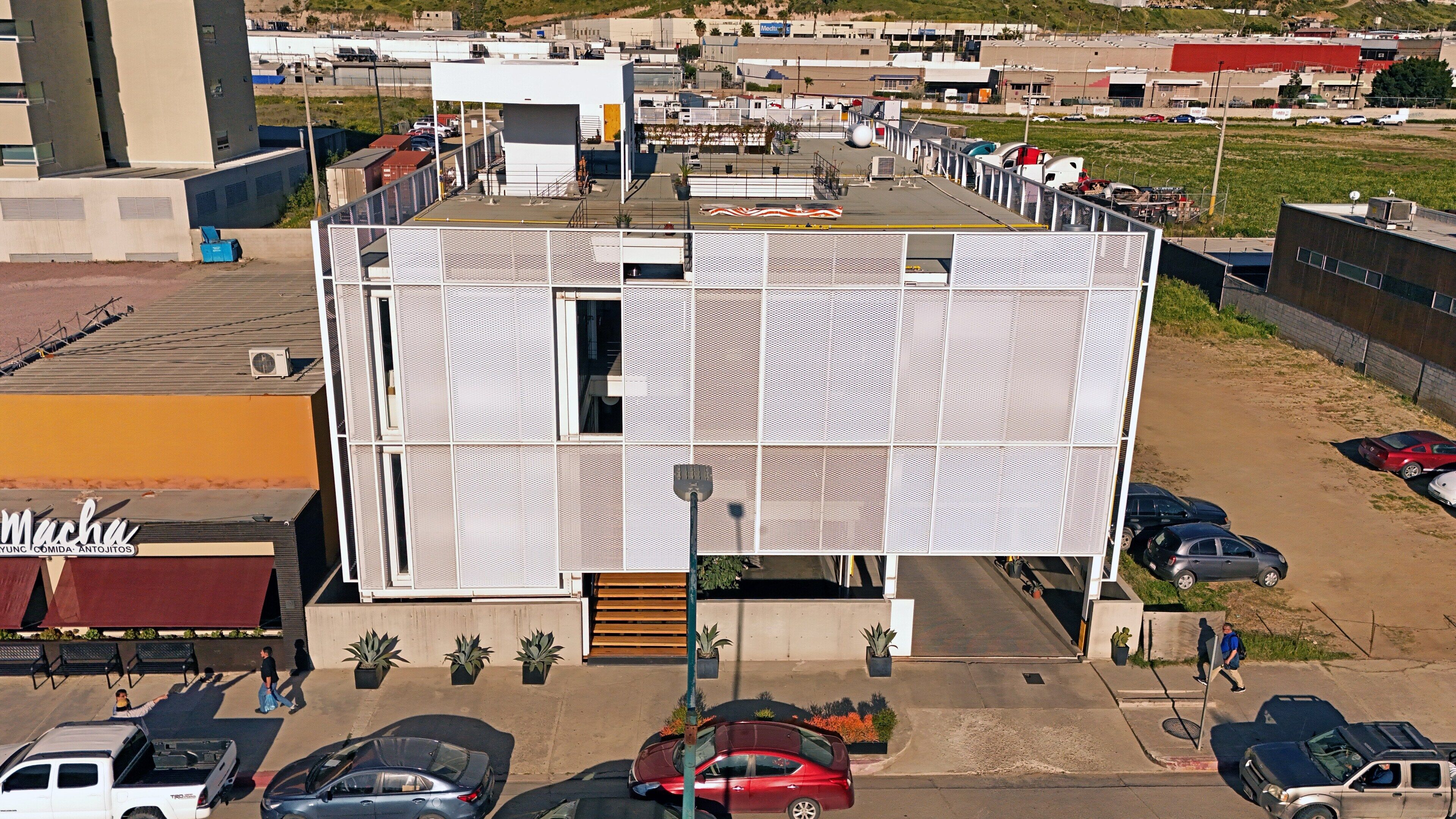 Façade de l’hébergement