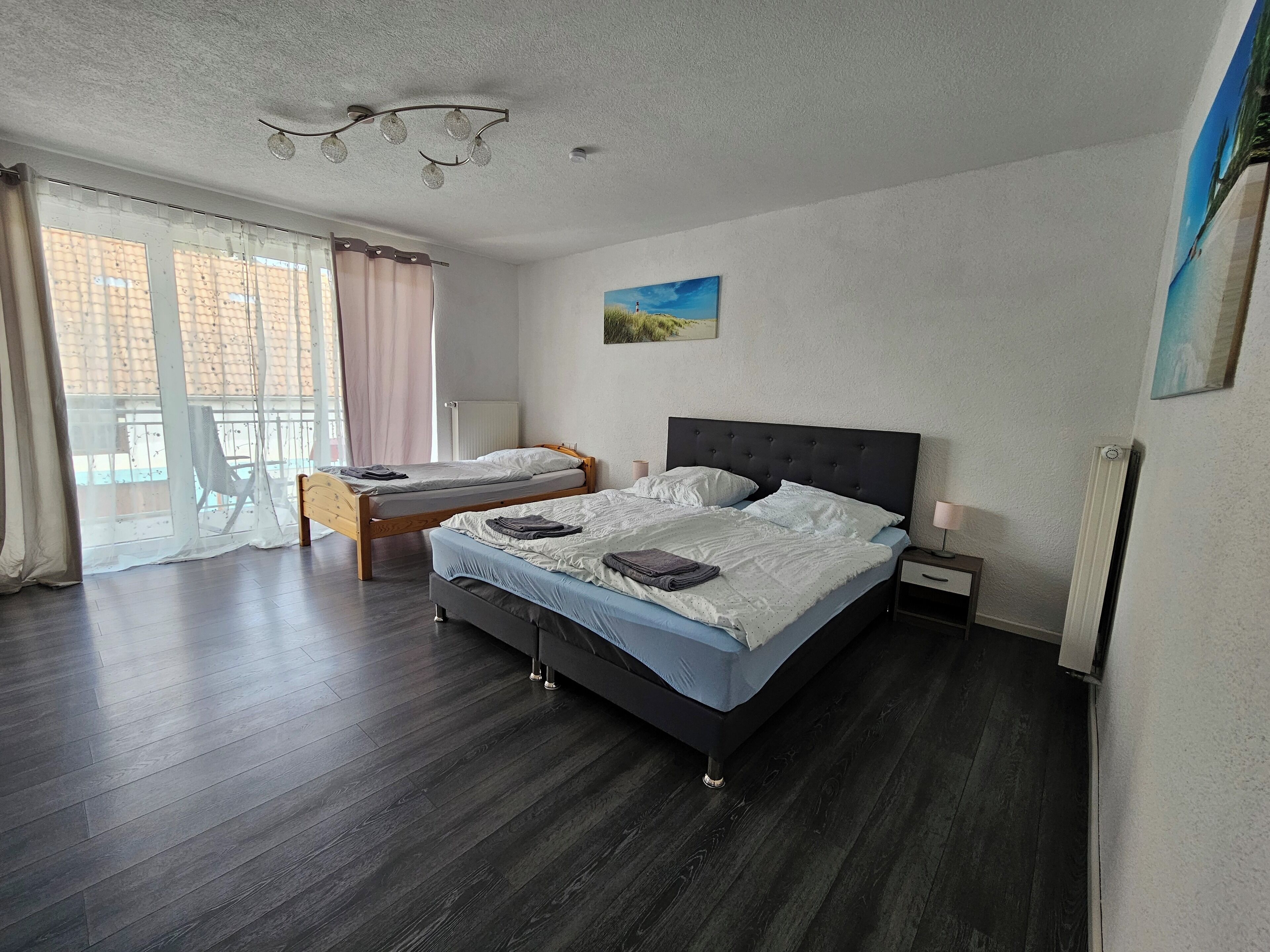 3 dormitorios, tabla de planchar con plancha, wifi y ropa de cama