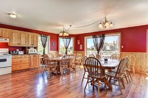 Kitchen and dining tables