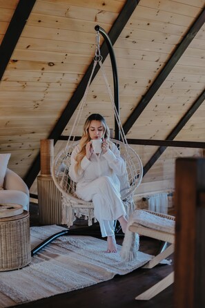 Interior - Hôtel à la maison - Chalet du bois, Spa et Vue (Les Éboulements)