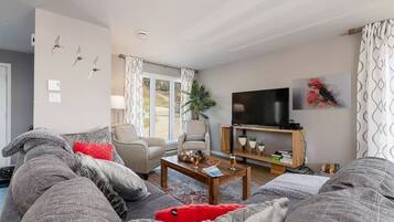 Télévision, cheminée