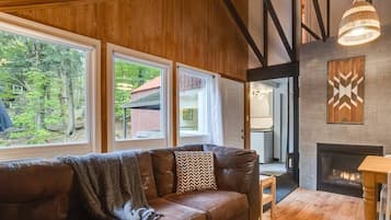 Télévision, cheminée