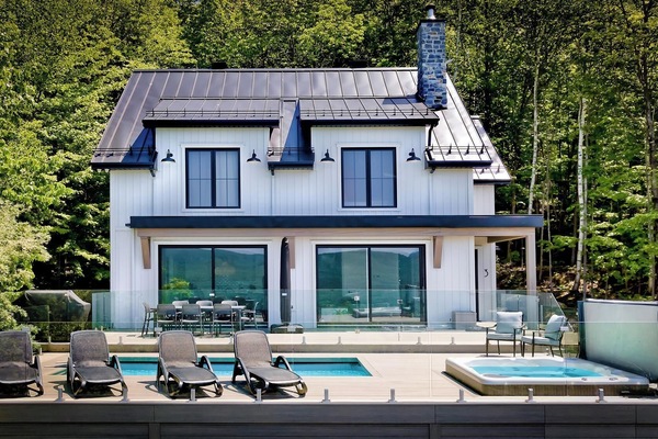 Extérieur, vue, drone