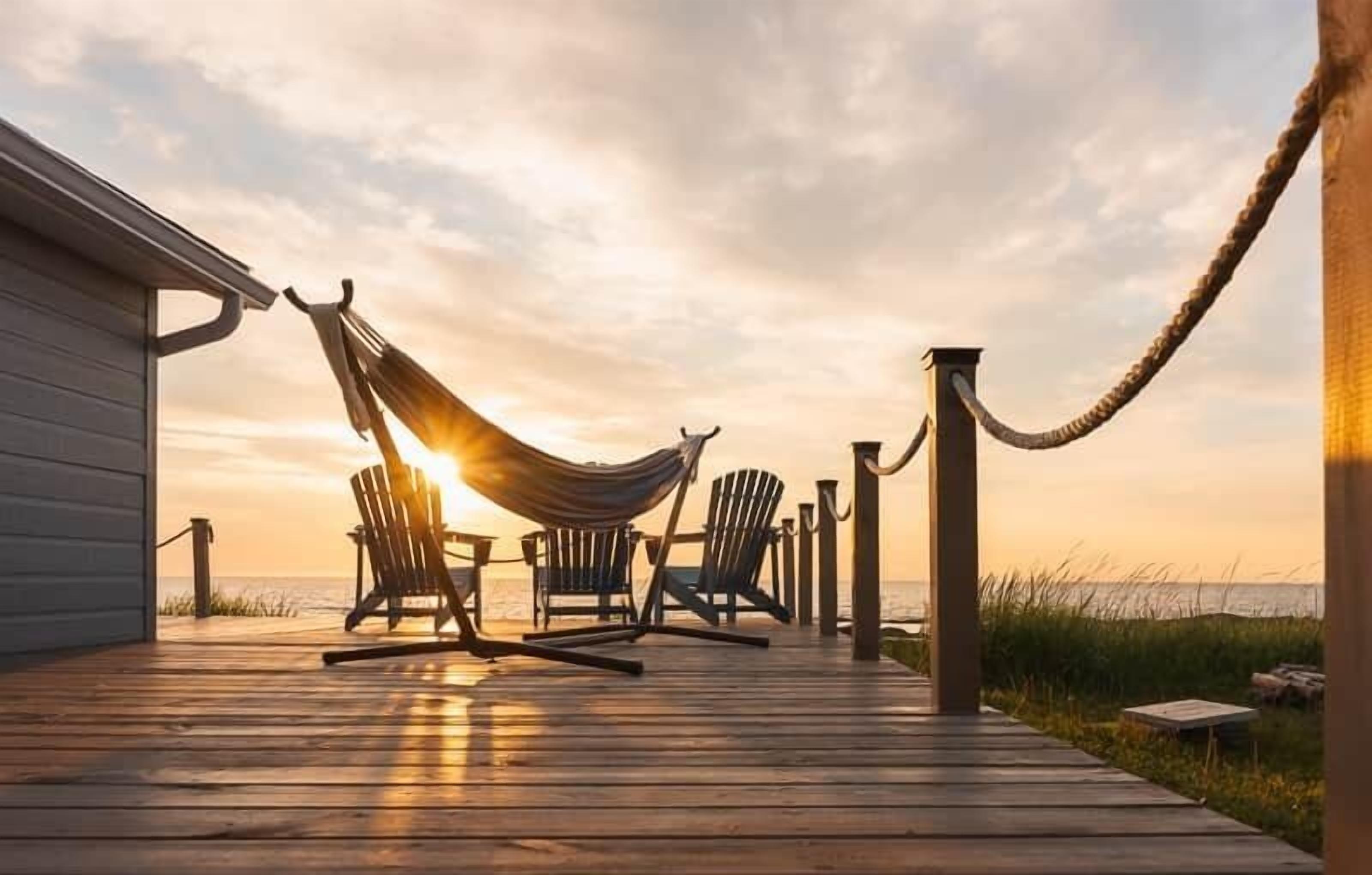 Terrasse et bord du fleuve