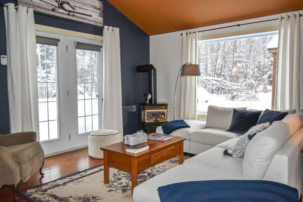 TV, fireplace, DVD player