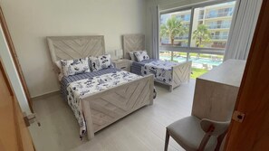 2 bedrooms, in-room safe, iron/ironing board, free WiFi