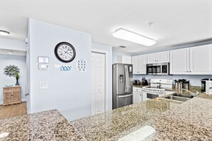 Fridge, microwave, oven, stovetop - Official Majestic Beach Resort - T1 1810 - Small 2BR 2BA - Sleeps 6 (Panama City Beach)