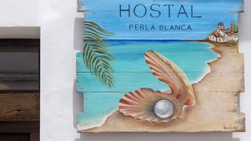 Voorkant van accommodatie