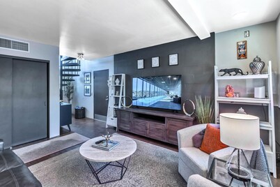 Modern Loft with Lush Garden and Spa in Historic Sam Hughes Neighborhood U of AZ