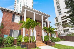 Façade de l’hébergement