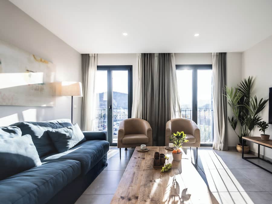 55-inch flat-screen TV with digital channels