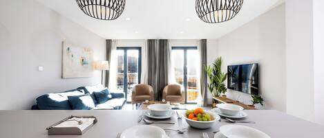 55-inch flat-screen TV with digital channels