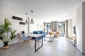 55-inch flat-screen TV with digital channels