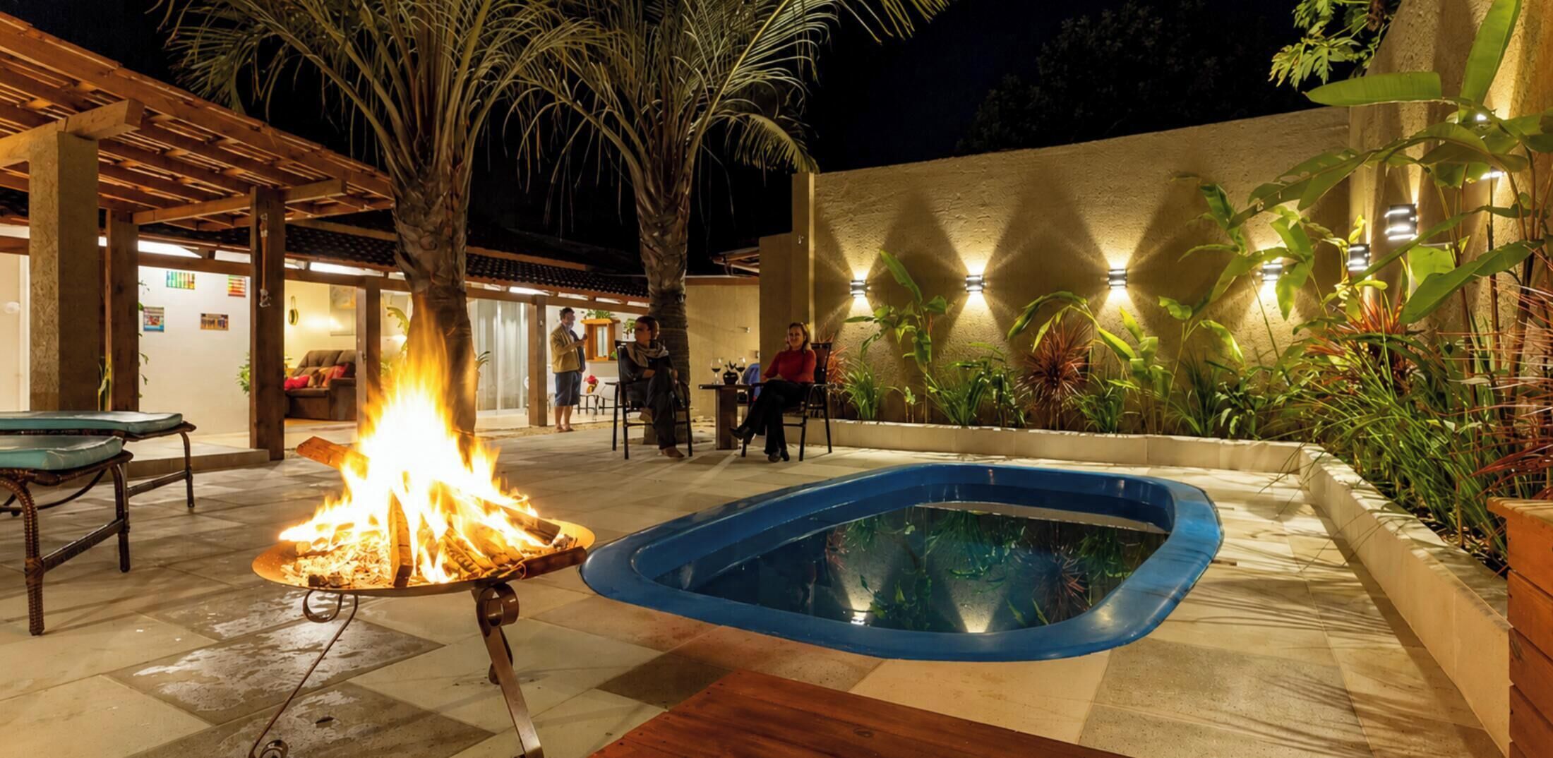 Casa Premium, acceso a la piscina | Terraza o patio