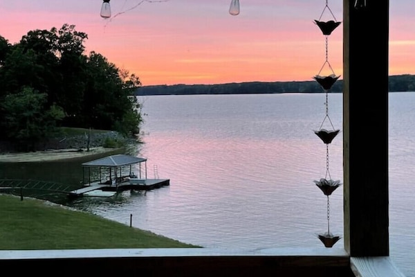 Sunset is beautiful here.