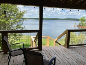 Terrace/patio - Kerr Contentment   Kerr Lake/Buggs Island waterfront, an amazing view (Clarksville)