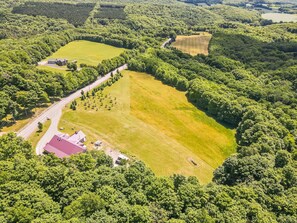 منظر من الجو على ارتفاع عالٍ