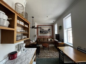 Smart TV, music library - Brickhaven Loft on Historic Main Street - walk to Spring River, State Park, more (Mammoth Spring)
