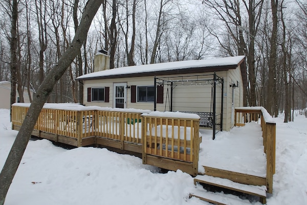 Enjoy a snowy getaway at the Hideout!