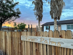 Welcome to Twin Palms, a charming residential area with a warm and inviting atmosphere.