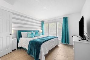 2 bedrooms, iron/ironing board, travel crib, WiFi