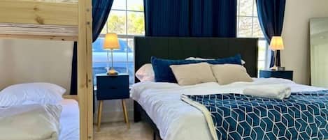 4 bedrooms, iron/ironing board, travel cot, free WiFi