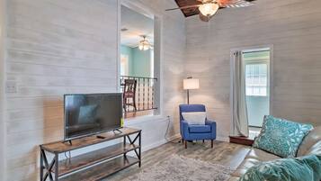 TV connectée, cheminée