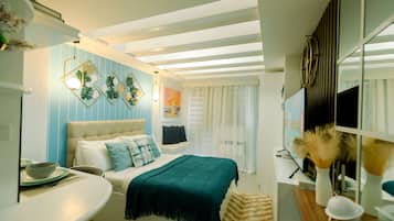 1 quarto, Wi-Fi de cortesia, roupa de cama