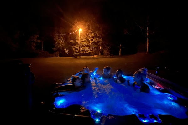 Bain à remous extérieur