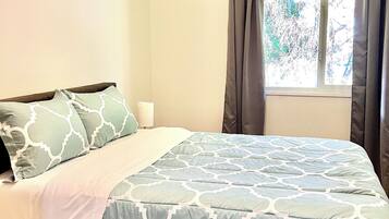 LĂ€genhet Premium - 2 sovrum - viss havsutsikt - vid stranden | 2 sovrum, memory foam-madrasser och gratis wi-fi