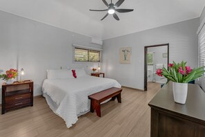 4 bedrooms, iron/ironing board, travel crib, WiFi