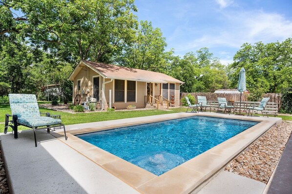 Alberca al aire libre 