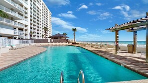 Indoor pool, outdoor pool