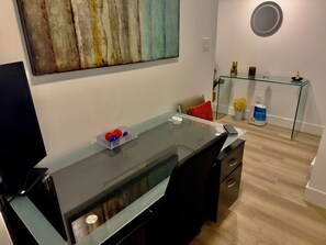 Interior - Cozy Basement Apartment with Private Entrance and Office space-4 Mins to Airport (Dieppe)