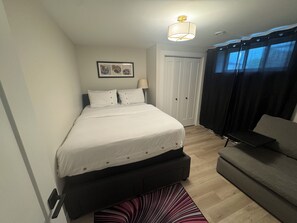 1 makuuhuone, työpöytä, ilmainen Wi-Fi, vuodevaatteet