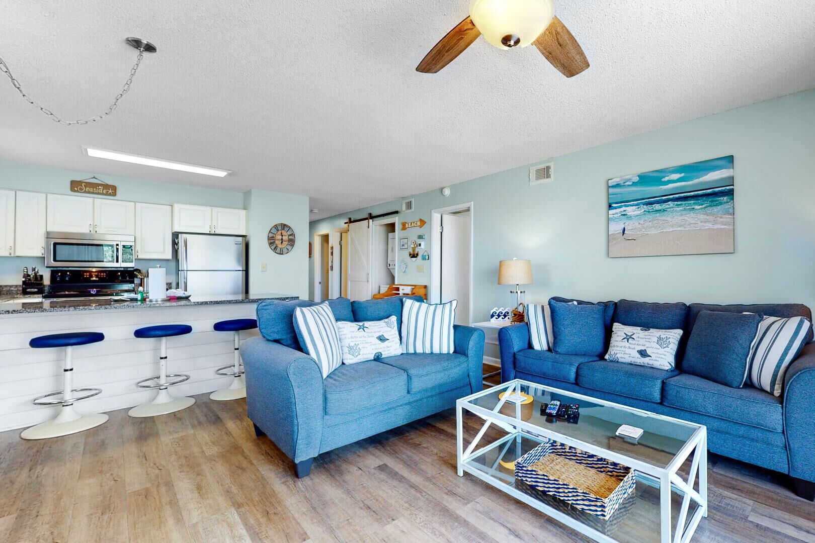 Condo, Multiple Beds, Balcony | Living area | 42-inch flat-screen TV with cable channels, TV