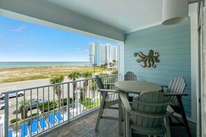 Condo, Multiple Beds, Balcony, Ocean View | Outdoor dining - Cozy 2bd/2ba w/ View, Sleeps 6 (Orange Beach)