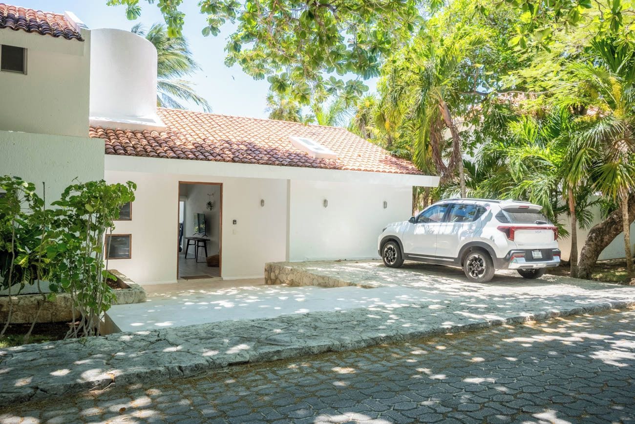 Fachada de la propiedad