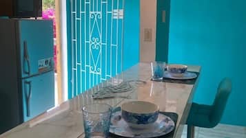 Villa, 3 Bedrooms | Private kitchen | Oven, coffee/tea maker, toaster