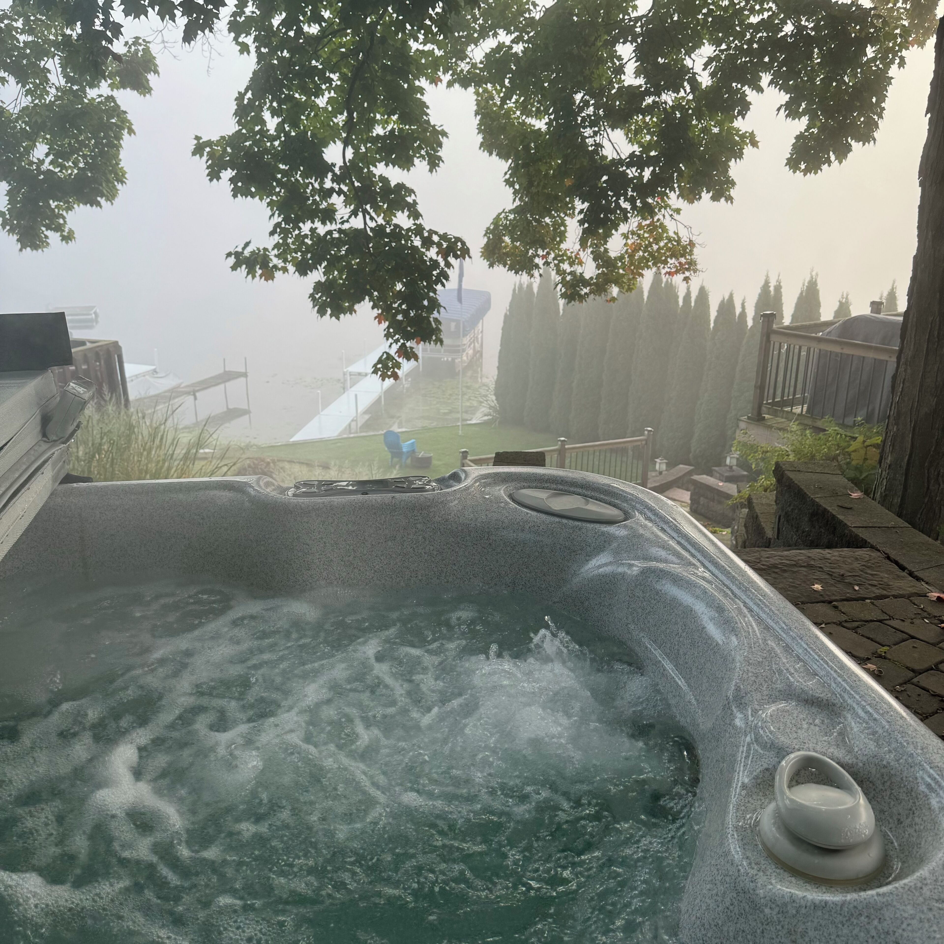 Bain à remous extérieur