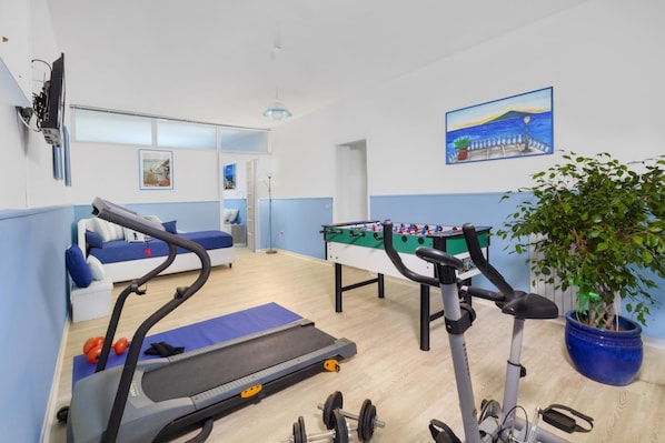 Villa, para fumadores | Sala de fitness