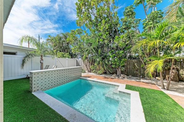 Maison mitoyenne, 2 chambres | Piscine | Piscine chauffée