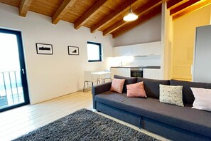 Studio Standard, vue montagne (Residenza Bellavista) | Salle de séjour