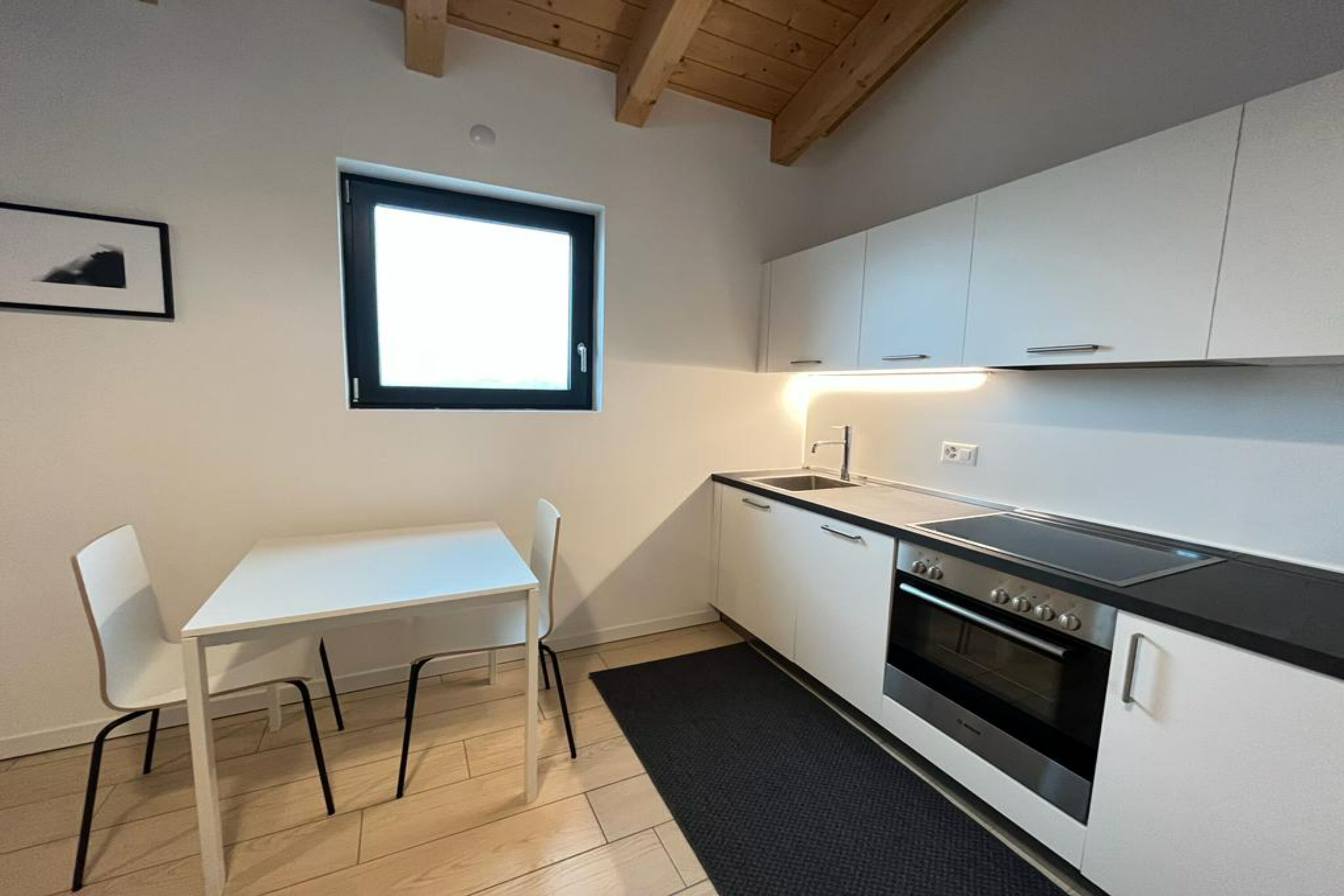 Monolocale Standard, vista montagna (Residenza Bellavista) | Cucina privata | Frigorifero, forno, piano cottura, lavastoviglie