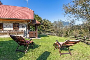 Family House, Multiple Bedrooms, 2 Bathrooms (Kunstek Farmhouse With Sauna) | Terrace/patio - Kunstek Farmhouse With Sauna (Rogatec)