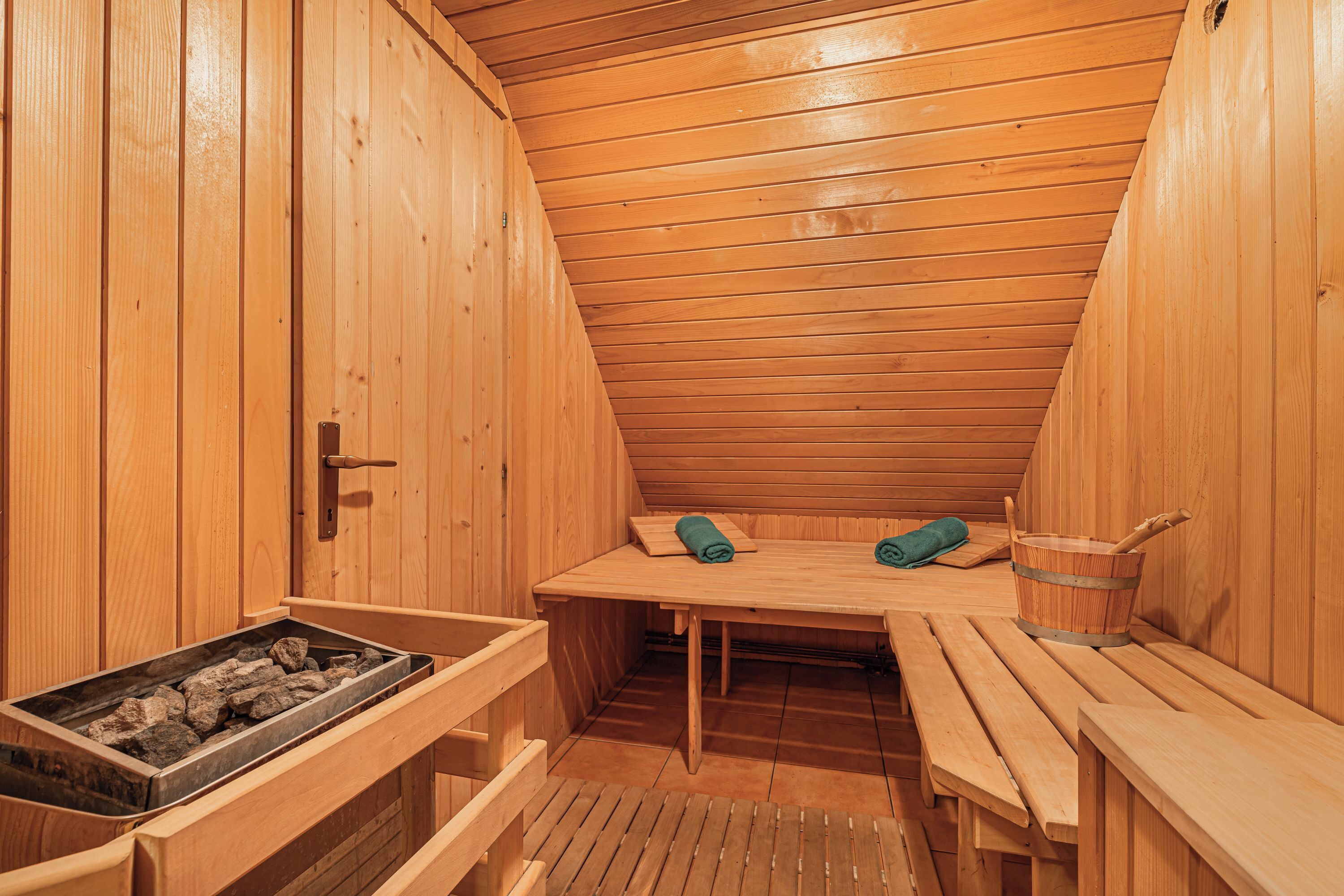 Casa familiar, varias habitaciones, 2 baños (Kunstek Farmhouse With Sauna) | Sauna
